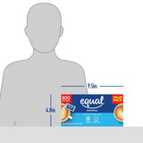 equal 800-count sweetener packets aspartame acesulfame-k sugar alternative zero calorie erythritol free