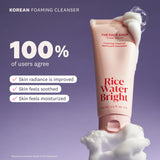 The Face Shop Rice Water Bright Double Cleansing Duo Set with Ceramide, Korean Skincare, Gentle Face Wash, Pore Control Cleansing Oil, Hydrating, Moisturizing
