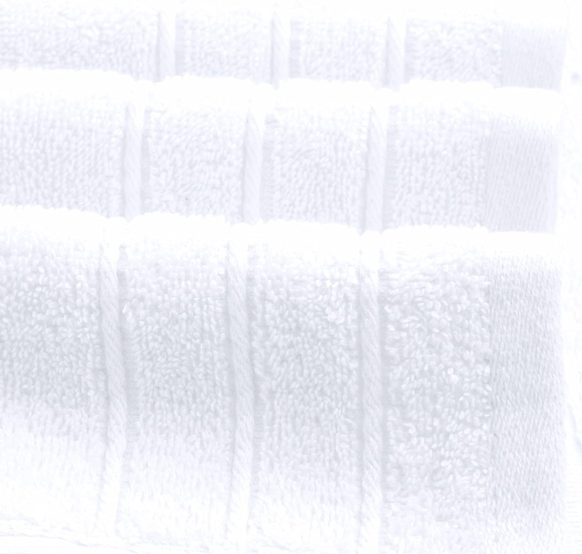 Tens Towels Pack of 4 Extra Large Bath Towels 30 x 60 Inches, 100% Cotton, Larger & Lighter Weight, Quicker to Dry, Super Soft and Absorbent, Perfect for Bathroom, White