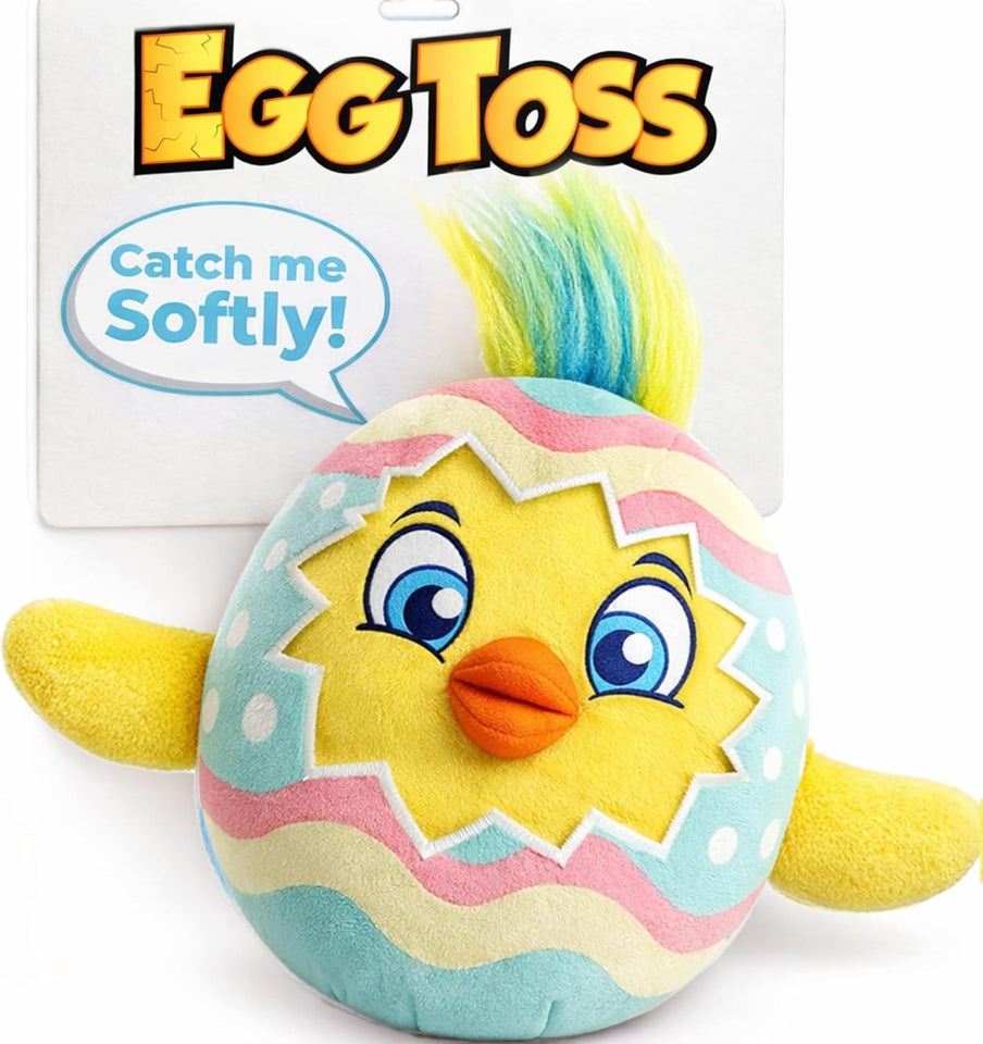 Move2Play Easter Egg Toss Kids Game for ages 3-8, indoor/outdoor hilarious fun toy for toddlers, boys and girls