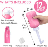 Peri Bottle - Portable Postpartum Bidet for Women and Men - Sensitive Perineal Care on-the-go