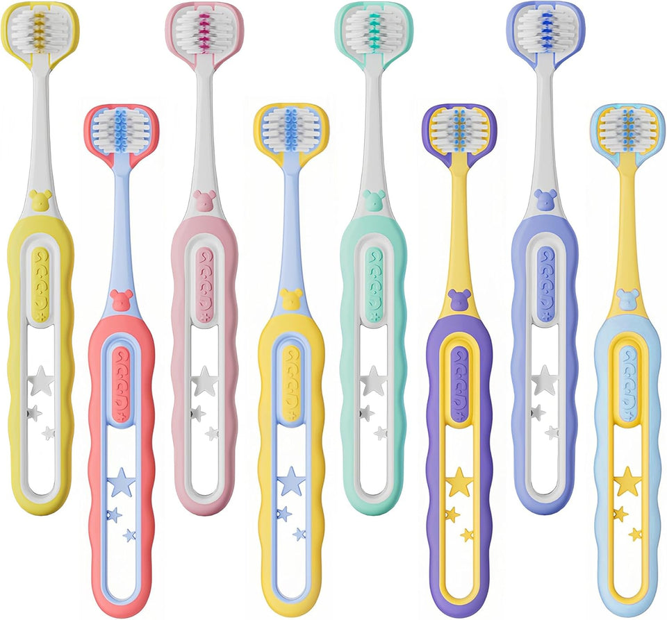 Easicuti baby tongue cleaner 42pcs disposable toothbrush for 0-36 months with free finger toothbrush