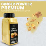 Fresh Finest 100% Pure Ground Ginger Root 15.97oz 453g Culinary and Health Benefits Spice
