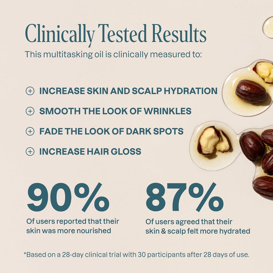 Cliganic Organic Jojoba Oil, 100% Pure (4oz) | Moisturizing for Face, Hair, Skin & Nails | Natural Cold Pressed Hexane Free | Base Carrier Oil