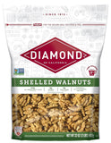 Diamond of California Shelled Walnut Halves and Pieces, pre-shelled raw walnuts for baking and snacking, 32 oz, unsalted and non-gmo
