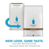 blue bottle organic dark roast whole bean espresso 12 ounce bag coffee