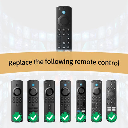 Replacement Remote for All Fire Series, TV Stick (HD, 4K, 4K Max, Lite), TV Cube and Omni, Insignia, Toshiba, Smart TVs, with Voice Control