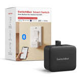 SwitchBot Smart Switch Button Pusher - Bluetooth Fingerbot for Rocker Switch/One-Way Button, Automatic Light Switch, Timer and APP Control, Works with Alexa When Paired with SwitchBot Hub (Black)