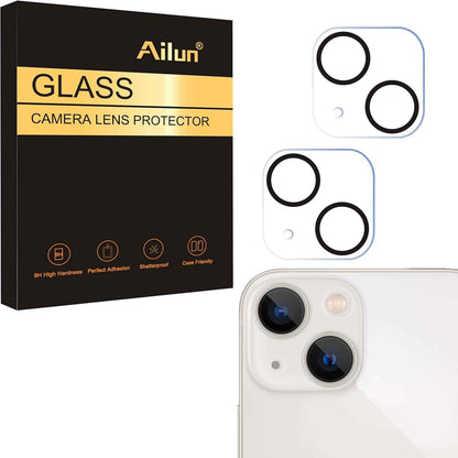 Ailun 3 Pack Camera Lens Protector for iPhone 16 Pro / 14 Pro & iPhone 16 Pro Max / 14 Pro Max,Tempered Glass,9H Hardness,Anti-Scratch,Case Friendly[Does not Affect Night Shots]