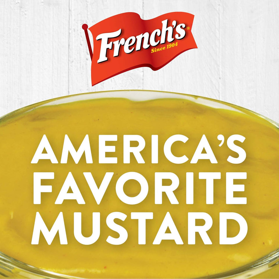 French's Classic Yellow Mustard Packets, 500 count, single-serve, gluten-free, dairy-free