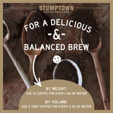 stumptown holler mountain organic whole bean coffee, 12 oz, 100% arabica, citrus zest, caramel, hazelnut notes