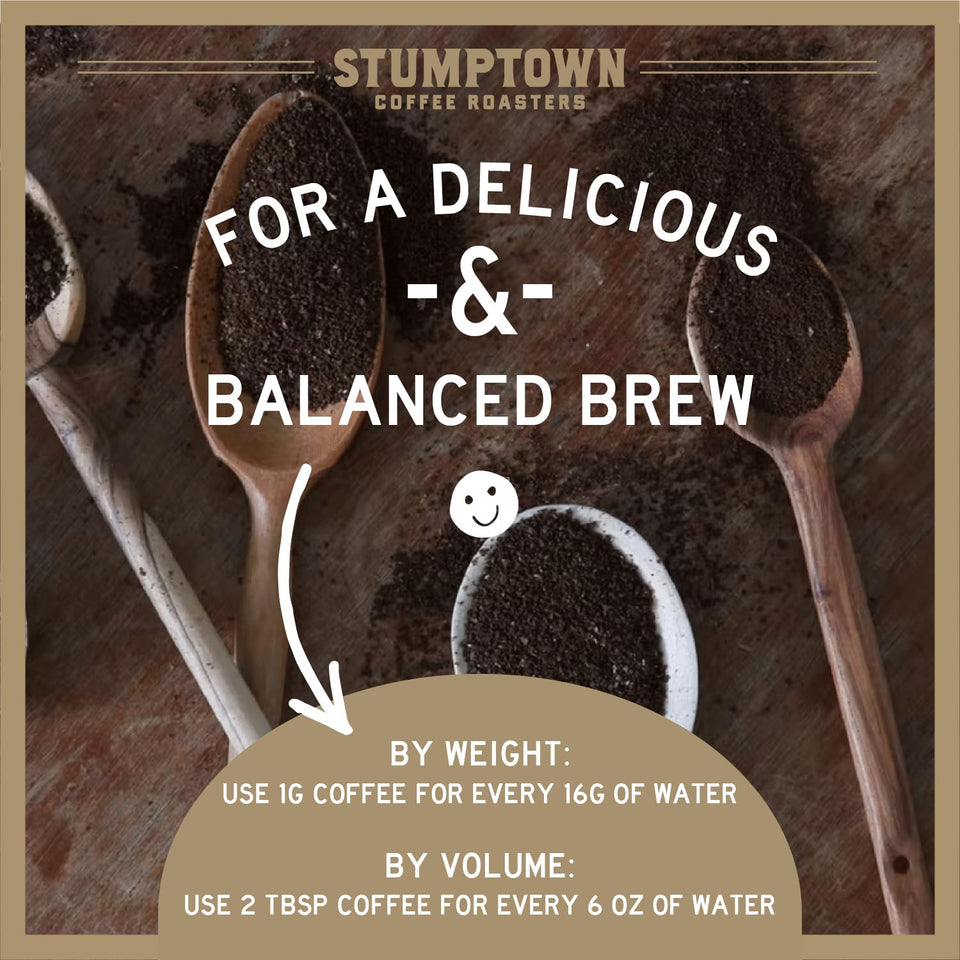 stumptown holler mountain organic whole bean coffee, 12 oz, 100% arabica, citrus zest, caramel, hazelnut notes
