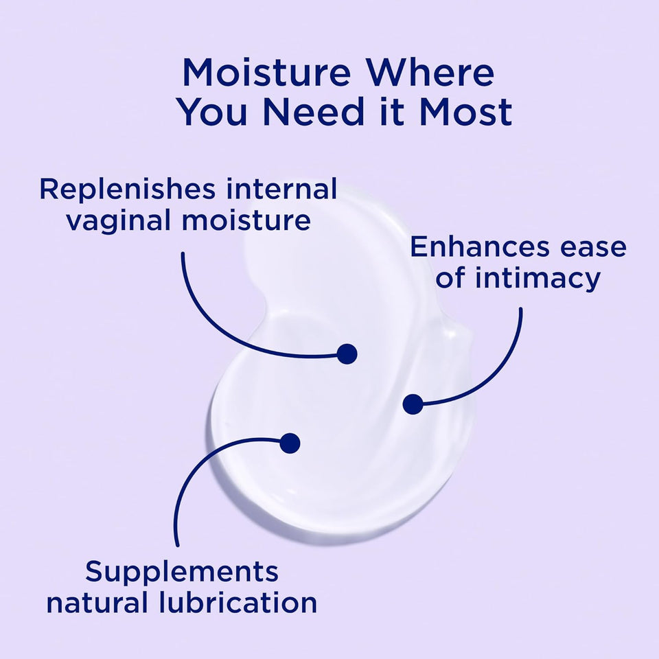 replens doctor-recommended estrogen-free vaginal moisturizer for vaginal dryness, 8 pre-filled applicators