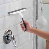 scotch-brite 10 inch dual blade streak-free squeegee all-purpose safe on mirrors glass shower doors windows sinks
