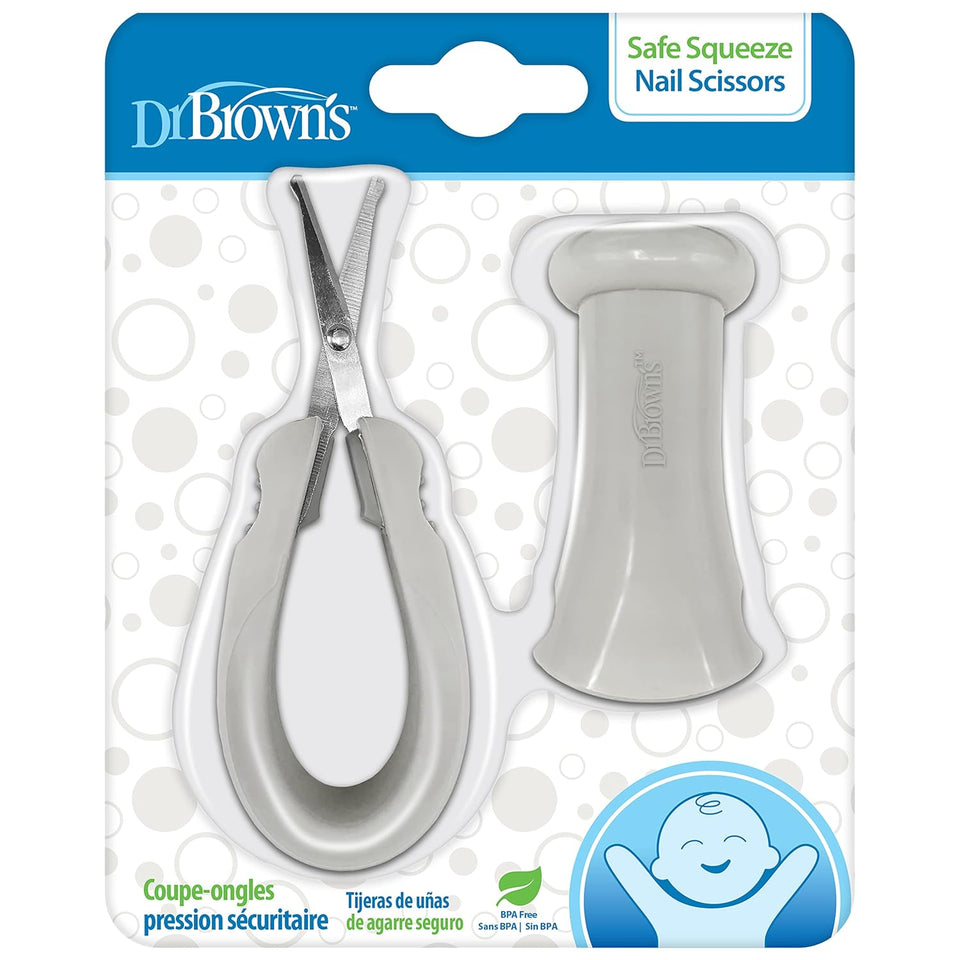 Dr. Brown's Soft and Safe Baby Brush + Comb for gentle hair care and cradle cap prevention, soft bristles, durable wood