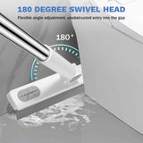 setsail grout cleaner brush v-shaped long handle for bathroom tile kitchen floor scrub