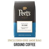 Peet's Big Bang 18 Ounce Medium Roast Ground Arabica Coffee Bag