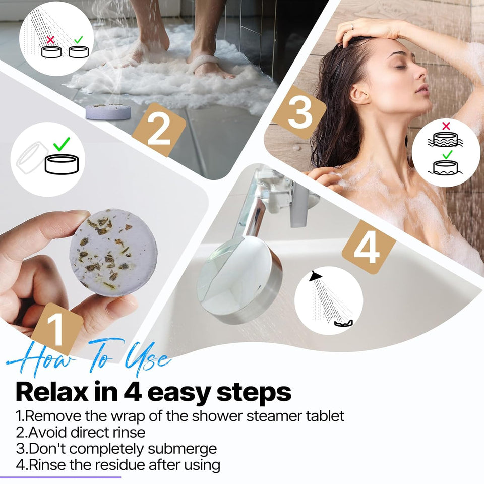 shower steamers aromatherapy gifts for women swcandy 8 pcs easter basket stuffers