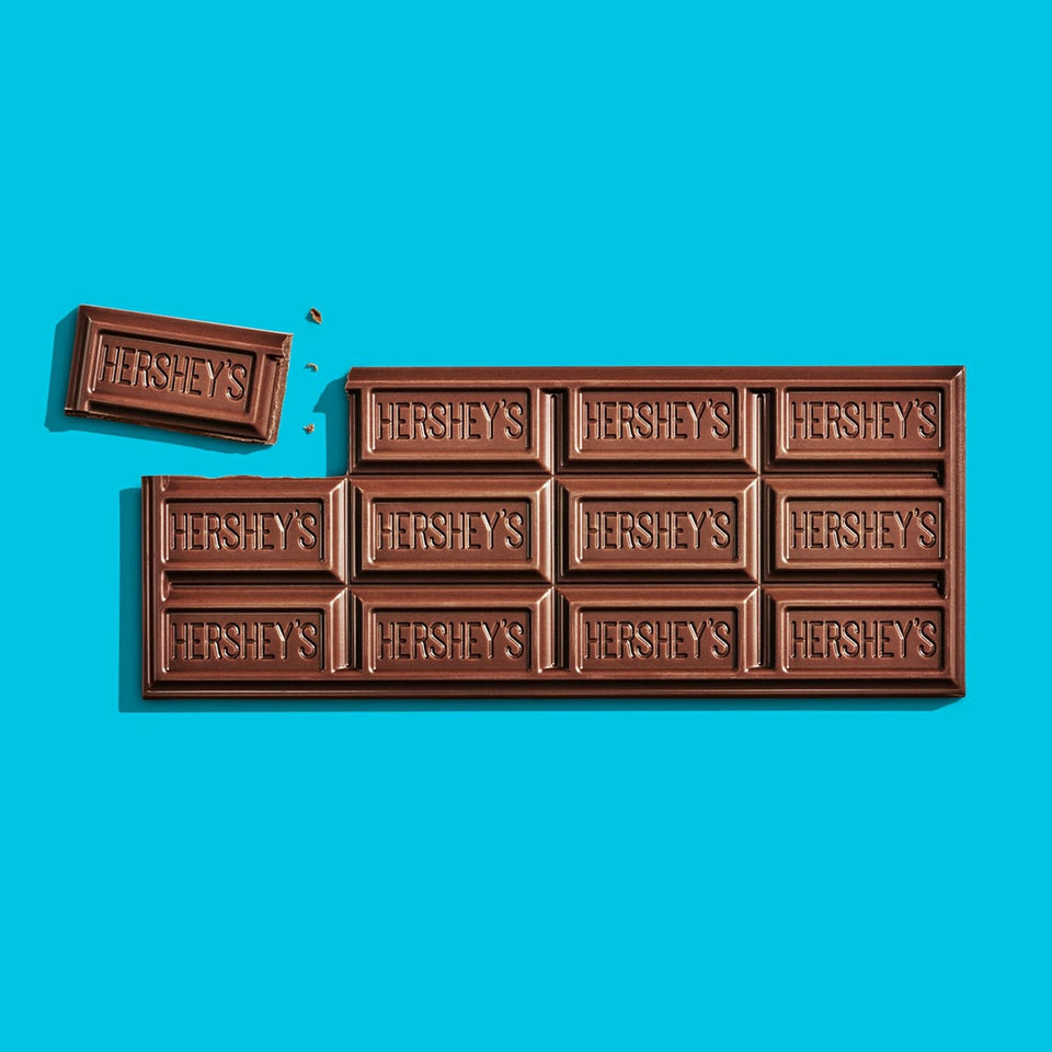 Hersheys milk chocolate bulk candy bars, 36 count, 1.55 oz each, kosher and gluten free