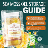 TrueSeaMoss USA-made Sea Moss Gel - Mango/Pineapple, 1 Pack - Wildcrafted Seamoss, Fruits, and Jarred Vegetables