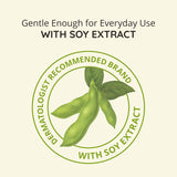 Aveeno positively radiant face scrub & exfoliating daily face wash with moisture-rich soy extract, 7 oz