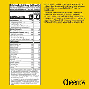 Cheerios Limited Edition Heart Shapes, Affirmations Box, Gluten Free, Giant Size, 20 oz Cereal