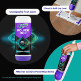 Swiffer PowerMop Floor Cleaning Solution with Unstopables Fresh Scent, PowerMop Refills, Floor Cleaner for Mopping, 25.3 fl oz, 2 Pack