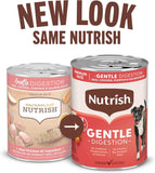 rachael ray nutrish gentle digestion premium paté wet dog food real chicken pumpkin & salmon recipe 12 count