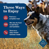 blue buffalo homestyle recipe adult wet dog food, chicken and beef dinner variety pack, 12.5-oz cans, 6 count, 3 of each