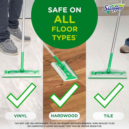 Swiffer Sweeper Wet Mopping Cloths for Floor Cleaning, Open-Window Fresh, 24 Count