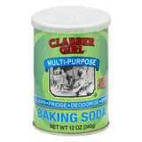 clabber girl baking soda, 12 oz, pure sodium bicarbonate, versatile, easy to use