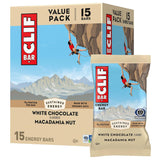 clif bar white chocolate macadamia nut organic oats non-gmo energy bars 15 pack