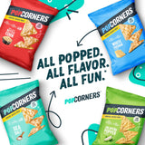 popcorners popped corn snacks sweet & salty kettle corn 1 ounce pack of 20