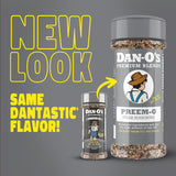 Dan-O's Preem-O Seasoning 2.5 oz, Meat Seasoning for Steak, Ribs, Chicken, Brisket, Sugar Free, Zero Calorie