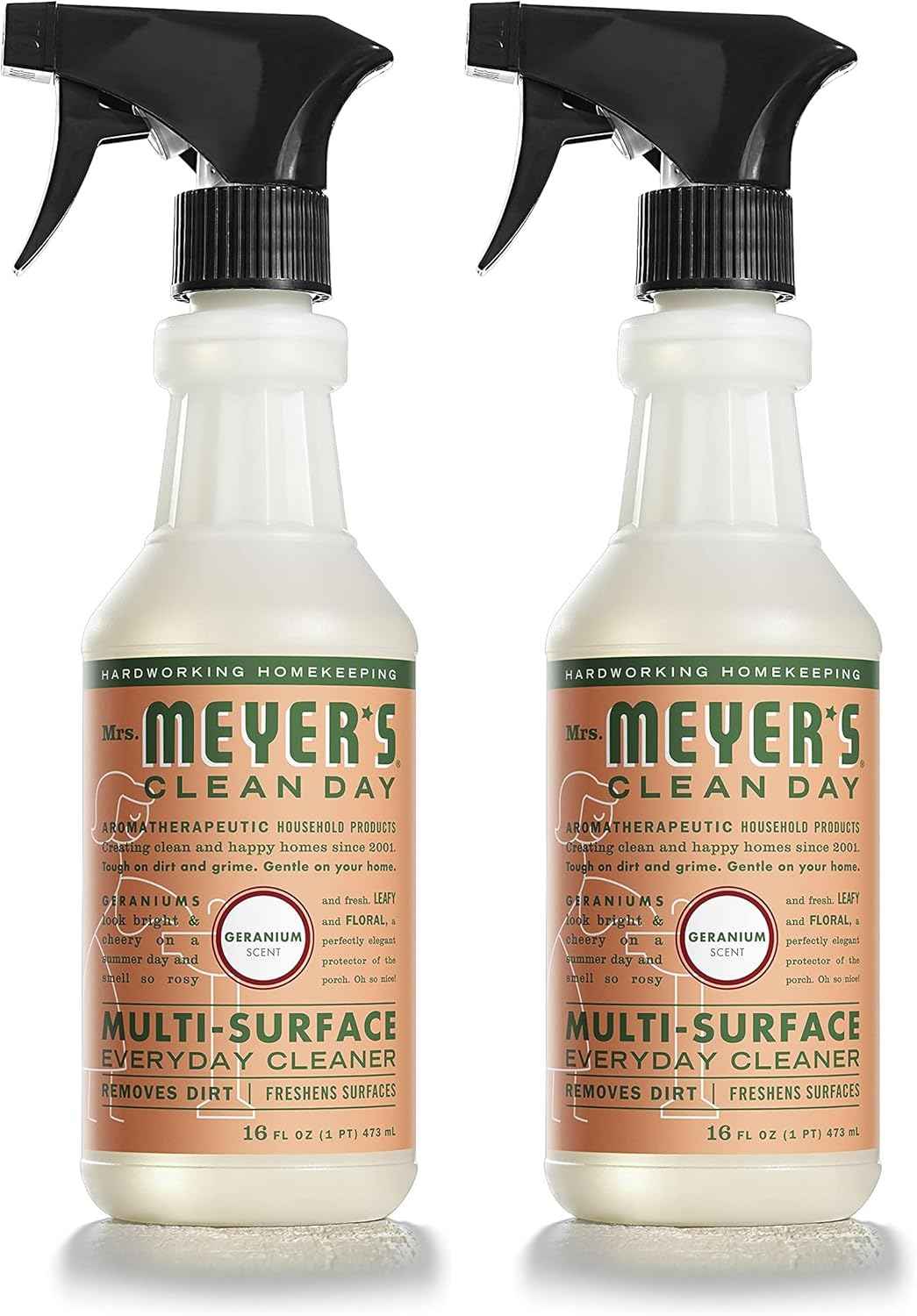 MRS. MEYER'S CLEAN DAY All-Purpose Cleaner Spray, Honeysuckle (16 Fl Oz (Pack of 3))