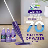 Swiffer WetJet Multi-Purpose and Hardwood Liquid Floor Cleaner Solution Refill with Gain Scent - 42.2 fl oz each, (Pack of 2)