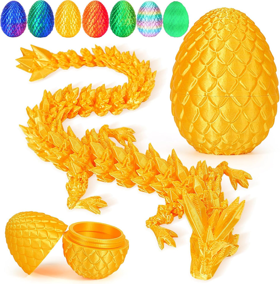 tboline 12 inch 3d printed dragon egg large easter basket stuffer for kids