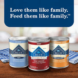 blue buffalo homestyle recipe adult wet dog food, chicken and beef dinner variety pack, 12.5-oz cans, 6 count, 3 of each