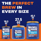 Maxwell House 27.5oz Ground Coffee, Medium Original Roast, 27.5 oz Canister