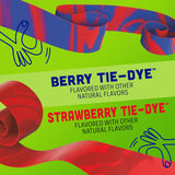 Fruit By The Foot Berry Tie-Dye and Strawberry Tie-Dye fruit flavored snacks, 18 rolls, 13.5 oz, gluten-free and gelatin-free