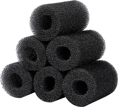 aquaneat 6-pack pre-filter sponge replacement foam cover for aquarium shrimp fry fish tank filter 0.8
