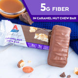 atkins endulge caramel nut chew bar low sugar snack dessert bar 10 count