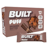 Built Bar, Brownie Batter Puff, 17g protein, 140 calories, gluten-free, 12 count