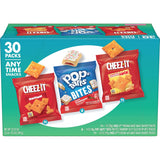 Cheez-It and Pop-Tarts snacks variety pack, 30 count, 33.42oz box, wheat, milk, and soy ingredients