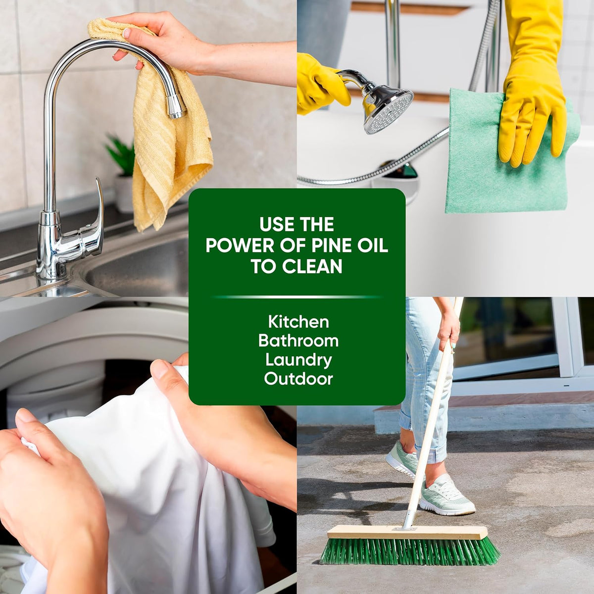 PINALEN 2X Max Aromas Concentrated Multipurpose Cleaner - Fresh Pine Scent - 108 fl oz - All Purpose Cleaner for Kitchen, Bathroom, Floors & Outdoors