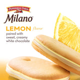 Pepperidge Farm Milano white chocolate lemon flavored cookies, 7 oz bag, classic and sweet
