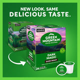 Green Mountain Coffee Roasters Dark Magic coffee pods, 96 count, dark roast, single-serve K-Cup, compatible with Keurig