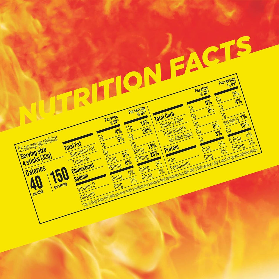Slim Jim Original Flavor Snack Sticks, 6g Protein, 0.28 oz, 26 Count, Portable Snack Size