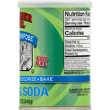 clabber girl baking soda, 12 oz, pure sodium bicarbonate, versatile, easy to use