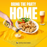 Buffalo Wild Wings Parmesan Garlic Sauce, 12 fl oz, Italian Herbs, Parmesan Cheese, Garlic, Dipping Sauce, Marinade, Topping, Seasoning